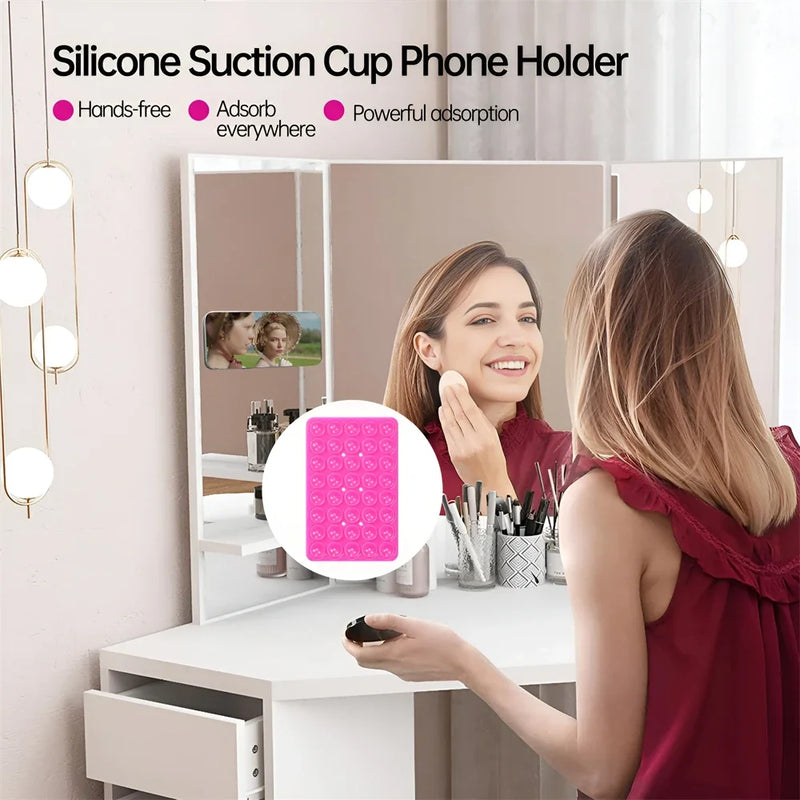 Double Suction Cup Holder for Cell Phones, Transform Your Routine!! 