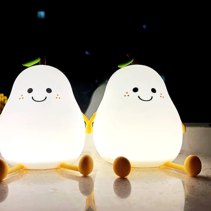 Light Up Your Nights with Charm: Fruit-Shaped Night Light"