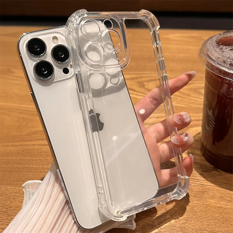 Shockproof Clear Case for iPhones 