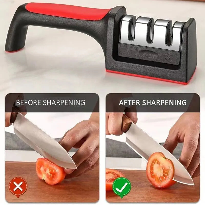 Portable Multifunctional Domestic Knife Sharpener.