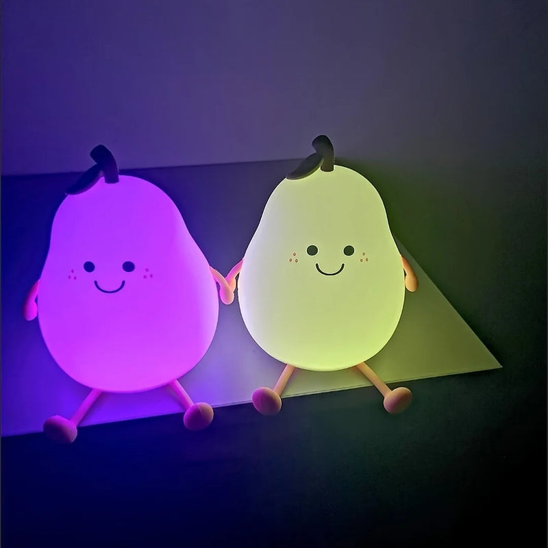 Light Up Your Nights with Charm: Fruit-Shaped Night Light"