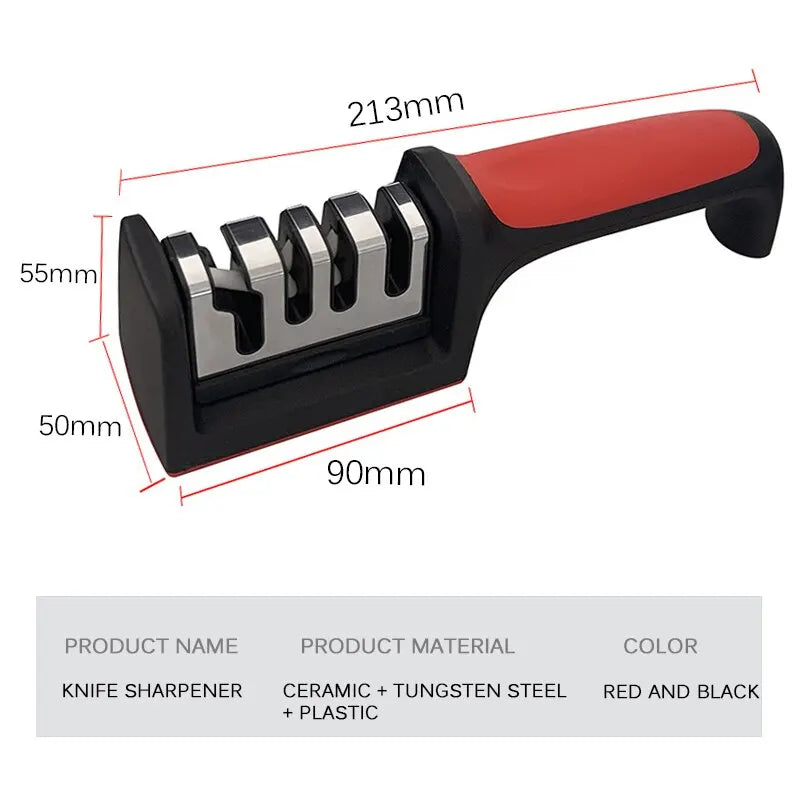 Portable Multifunctional Domestic Knife Sharpener.